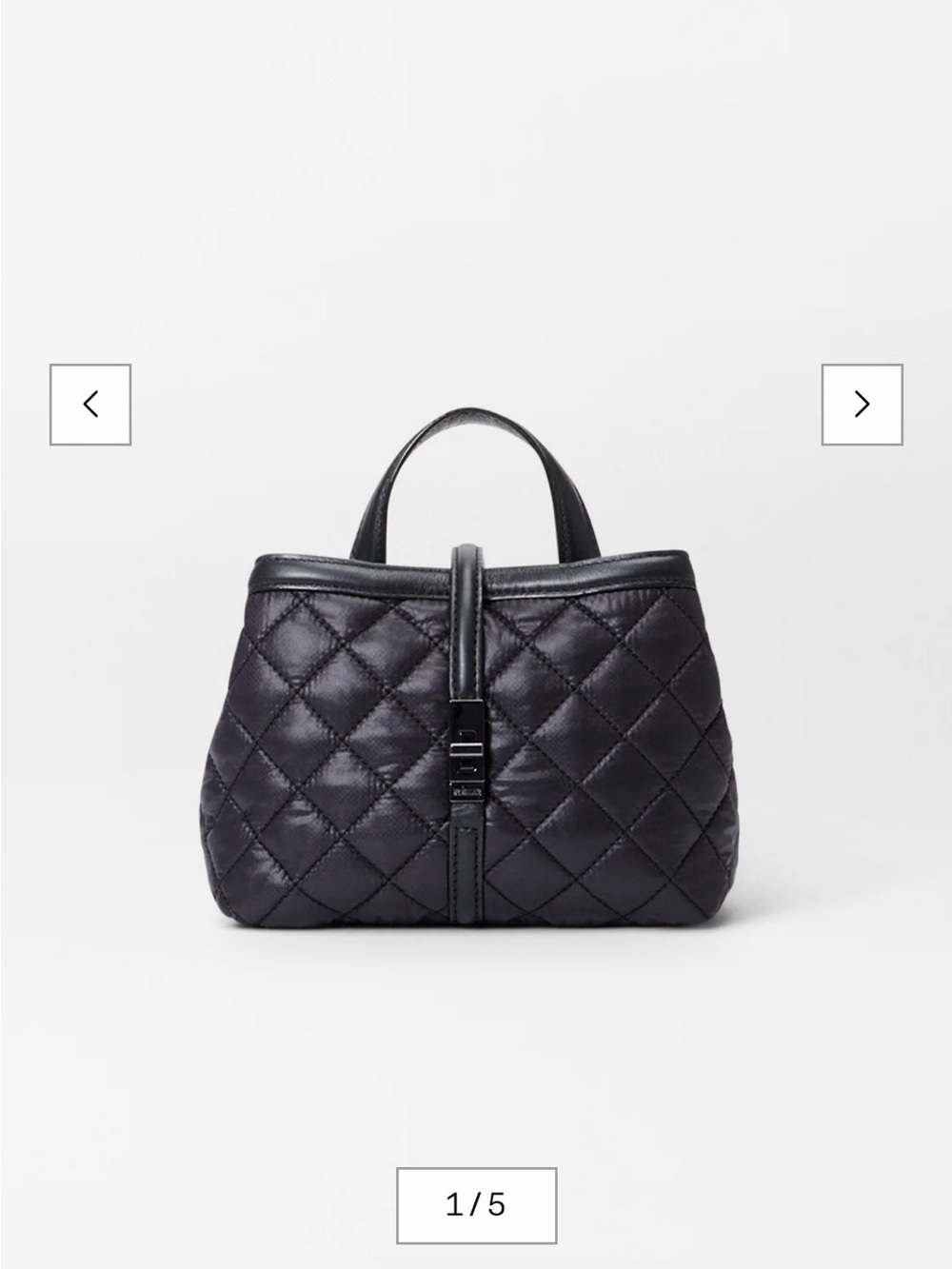 MZ Wallace Black Mini Astor Top Handle
